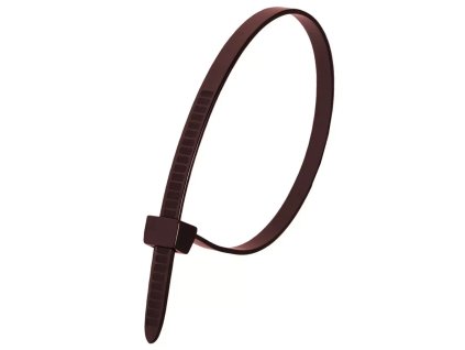 Nylonové sťahovacie pásky 7,6x370mm hnedá 100 ks.