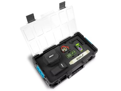 Meracia súprava s laserovou vodováhou v kufríku SAS