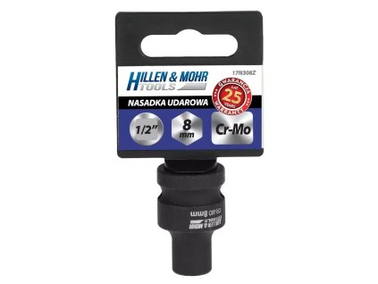 Rázový nadstavec 1/2'', 8x38 mm, oceľ Cr-Mo
