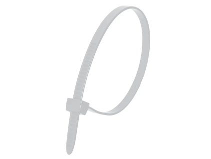 Nylonové sťahovacie pásky 4,8X300 mm biela 25 ks.