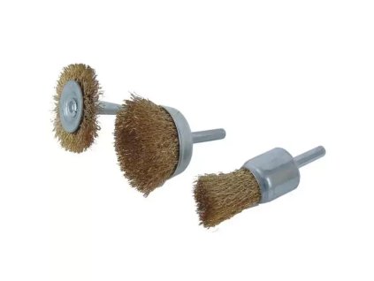 Sada oceľových kartáčov 3 ks do vŕtačky