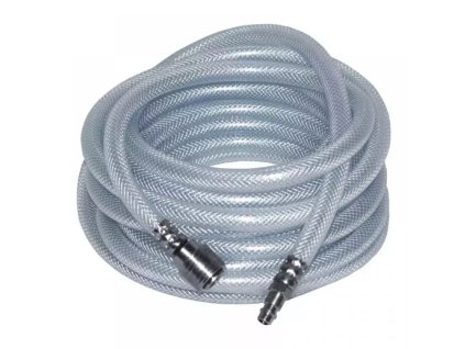 Vystužená hadica 7,5m PCV 9,5x15mm, rýchlospojka na stlačený vzduch