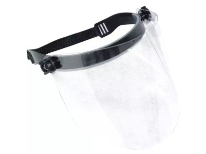 Ochranný štít tváre hrúbka 1mm s polykarbonátu, krátka