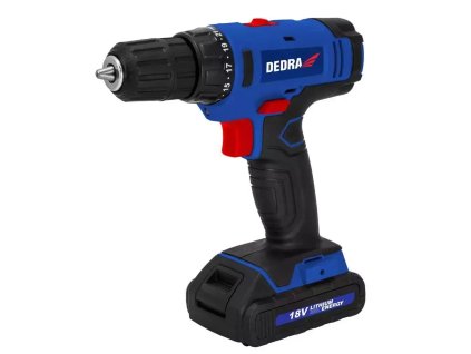 Akumulátorový skrutkovač 18V, 1,5Ah, 1h, 0-400/0-1350rpm