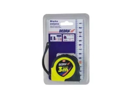 Meter 8 m, šírka 25mm pogumované, stop tlačítko