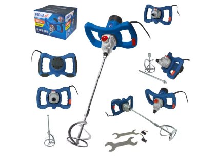 Elektrické miešadlo malty 1300W 2 prevodové stupne