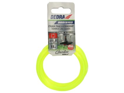 Štvorcová struna 1,3mmx15m