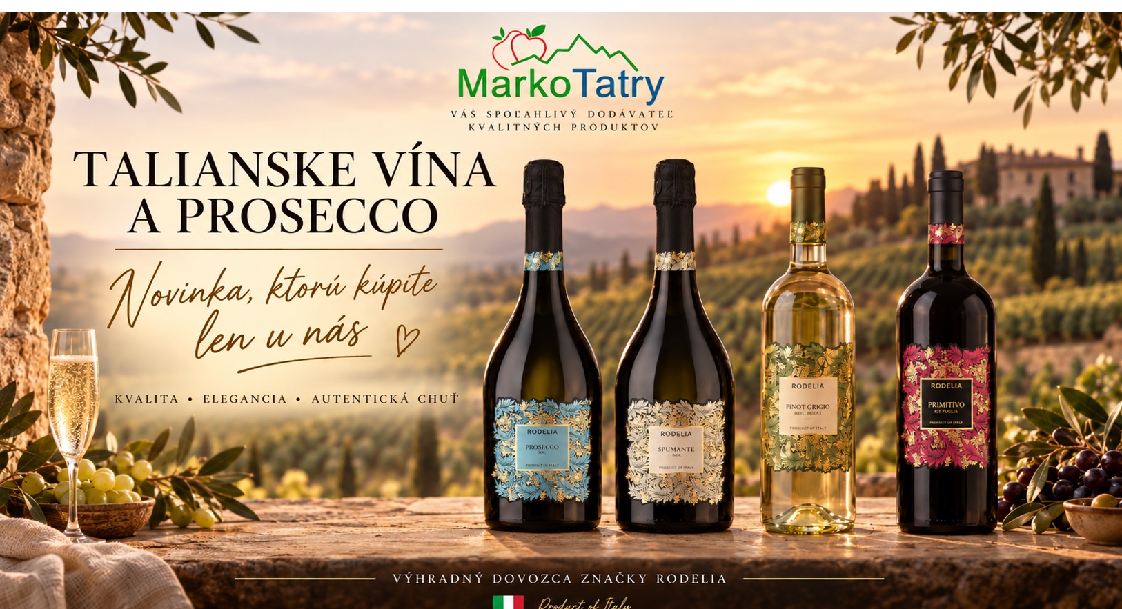 Talianske vína a prosecco