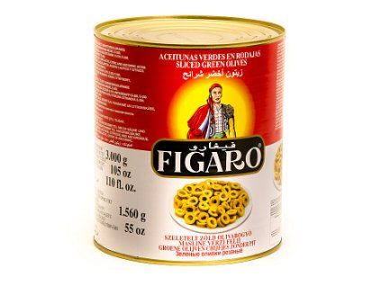 Olivy čierne 3000g Figaro  exp.2027