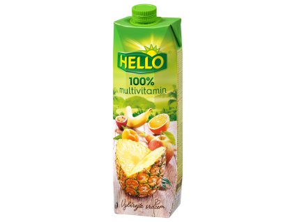 Hello 100% multivitamín 1l