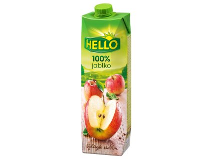 Hello džús 100% jablko 1l