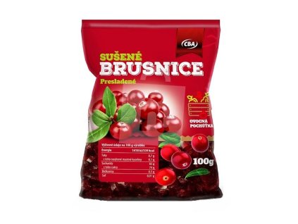 Brusnice sušené 100g CBA
