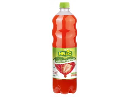 HELLO multivitamín jahoda nápoj 1l