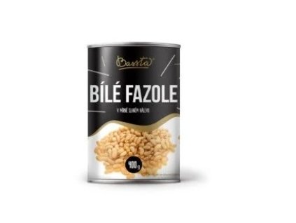 Fazuľa biela v sl.náleve 400g BASSTA