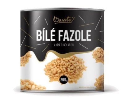 Fazuľa biela v sl.náleve 2500g BASSTA