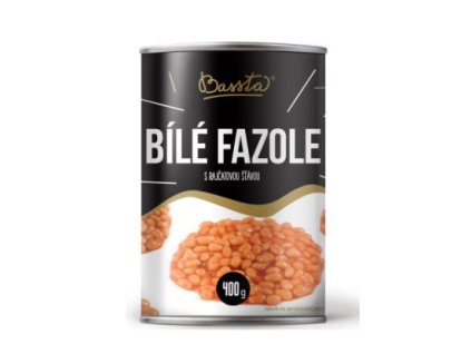 Fazuľa biela v parad. omáčke BASSTA 400g