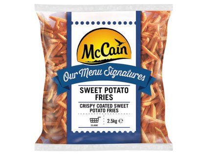 Mrazené batátové hranolky 2,5kg mc cain