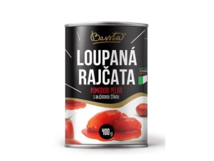 Paradajky lúpané v parad.omáčke BASSTA 400g