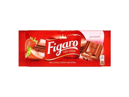 Čokoláda Figaro jahoda 90g