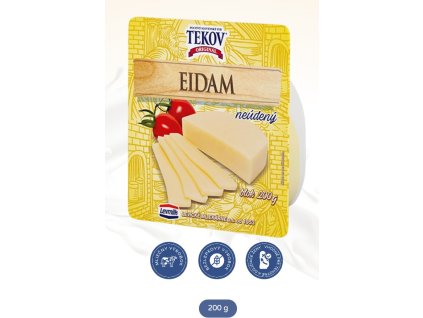 Syr eidam neúdený blok 200g Levice