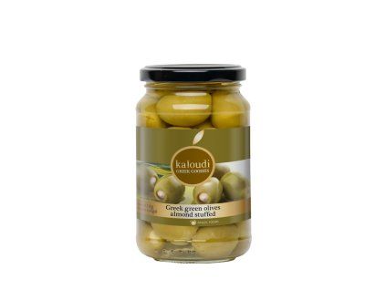 kaloudi greek green olives with almonds