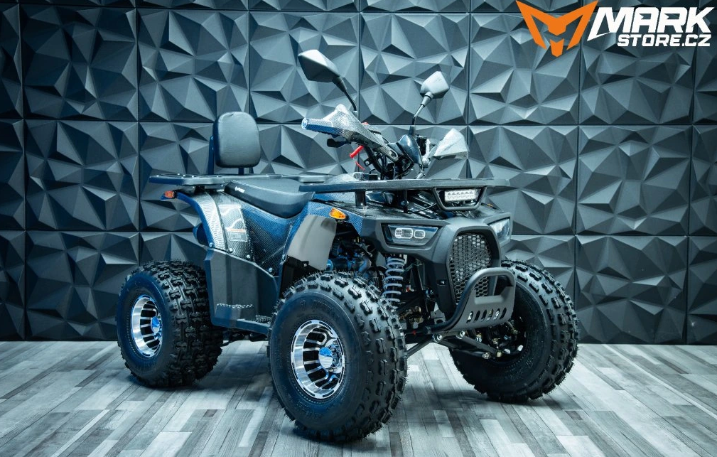 Dětská čtyřkolka Piranha Transformer 125cc 3G8 – carbon: Férová cena bez skrytých poplatků