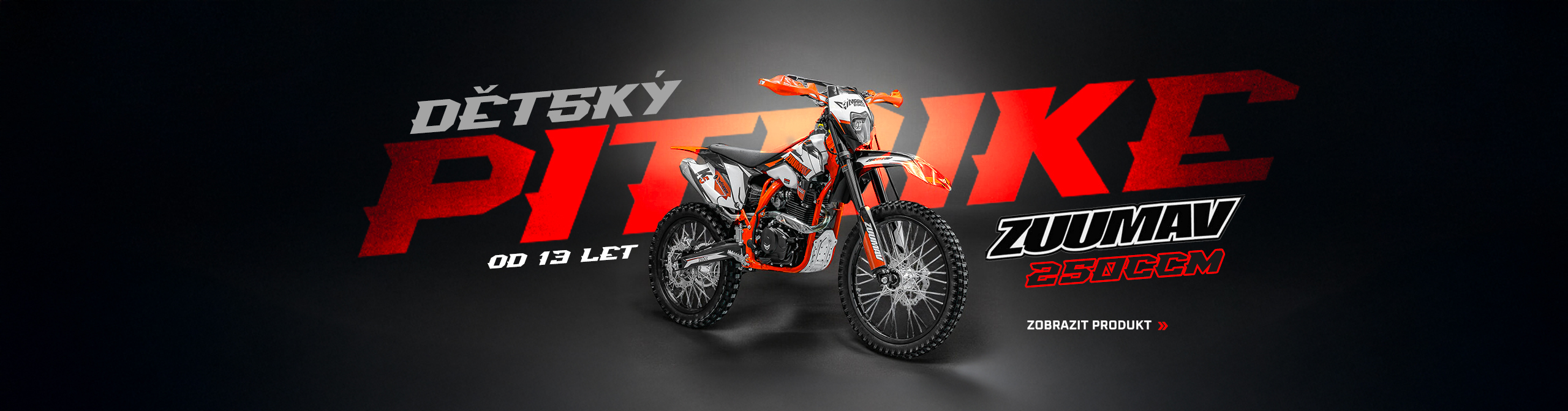 Pitbike Zuumav K5-CB225G 250cc 21/18 - oranžová