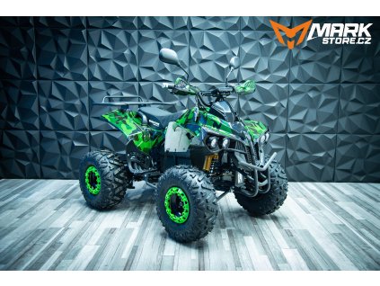 Dětská elektro čtyřkolka Warrior 1500w 60v diferenciál -zelený maskáč
