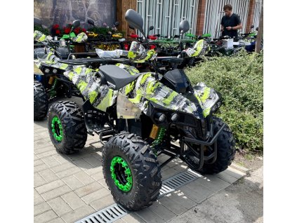 Dětská elektro čtyřkolka Warrior 1500w 60v diferenciál -zelený grafity