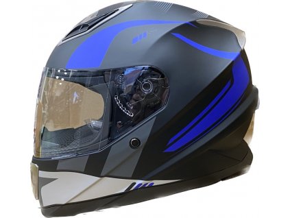 Integrální helma AERO černo modrá