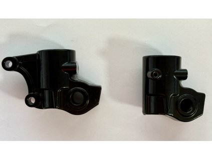 Třmeny na přední tlumiče na motorku S3 - L+P