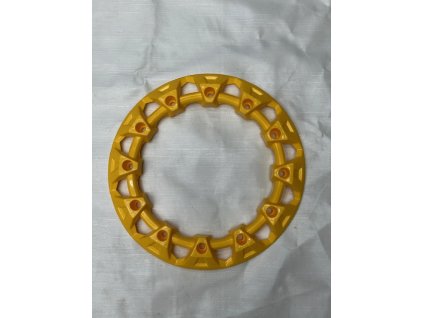 Okrasný kroužek na disk kola 8" vhodný pro Piranha125/150  Žlutý
