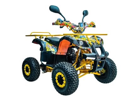 Dětská čtyřkolka Toronto 2025 125 ccm H1G7-žluté grafity  po Vánoční výprodej do vyprodání zásob