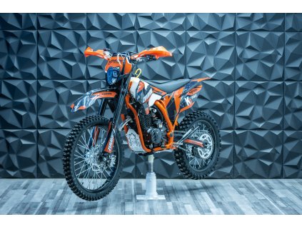 Pitbike Markstore Zuumav K5-250cc 21/18 PRO - oranžová
