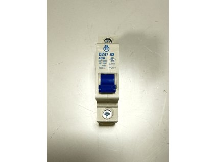 Jistič DZ47z-63 40a - vhodný na elektro vozítka 60v 1000w-2500w