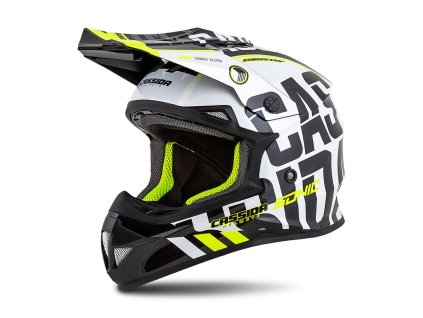 prilba cross cup sonic cassida cerna bila zluta fluo seda i461860