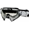 Bílo černé Cross/MTB brýle - čiré sklo