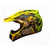 Dětská motocross helma Mejia - Žlutá