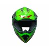 Dětská motocross helma Mejia - Zelená
