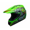 Dětská motocross helma Mejia - Zelená