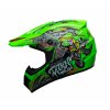 Dětská motocross helma Mejia - Svítivě Zelená
