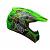 Dětská motocross helma Mejia - Zelená