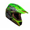 Dětská motocross helma Mejia - Zelená