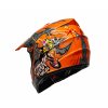 Dětská motocross helma Mejia - Oranžová