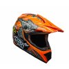 Dětská motocross helma Mejia - Oranžová
