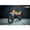 DirtBike Thunder 125cc 17/14 - oranžová  nemá el. startér
