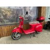 Scooter Vespa Style 3000w 60v 40Ah - červená  Akční cena na poslední kus
