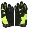 Dětské rukavice AERO - zelenožluté