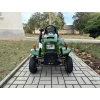 Zahradní traktor s přívěsem 110 ccm - zelený  Model 2026 prodloužená zadní náprava pro lepší stabilitu