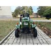 Zahradní traktor s přívěsem 125 ccm - zelený  Model 2026 prodloužená zadní náprava pro lepší stabilitu